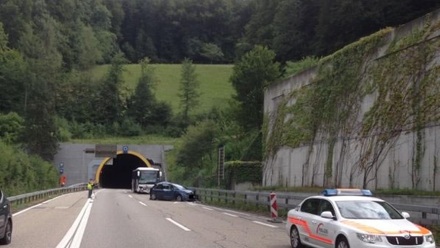 L'autostrada è stata temporaneamente chiusa