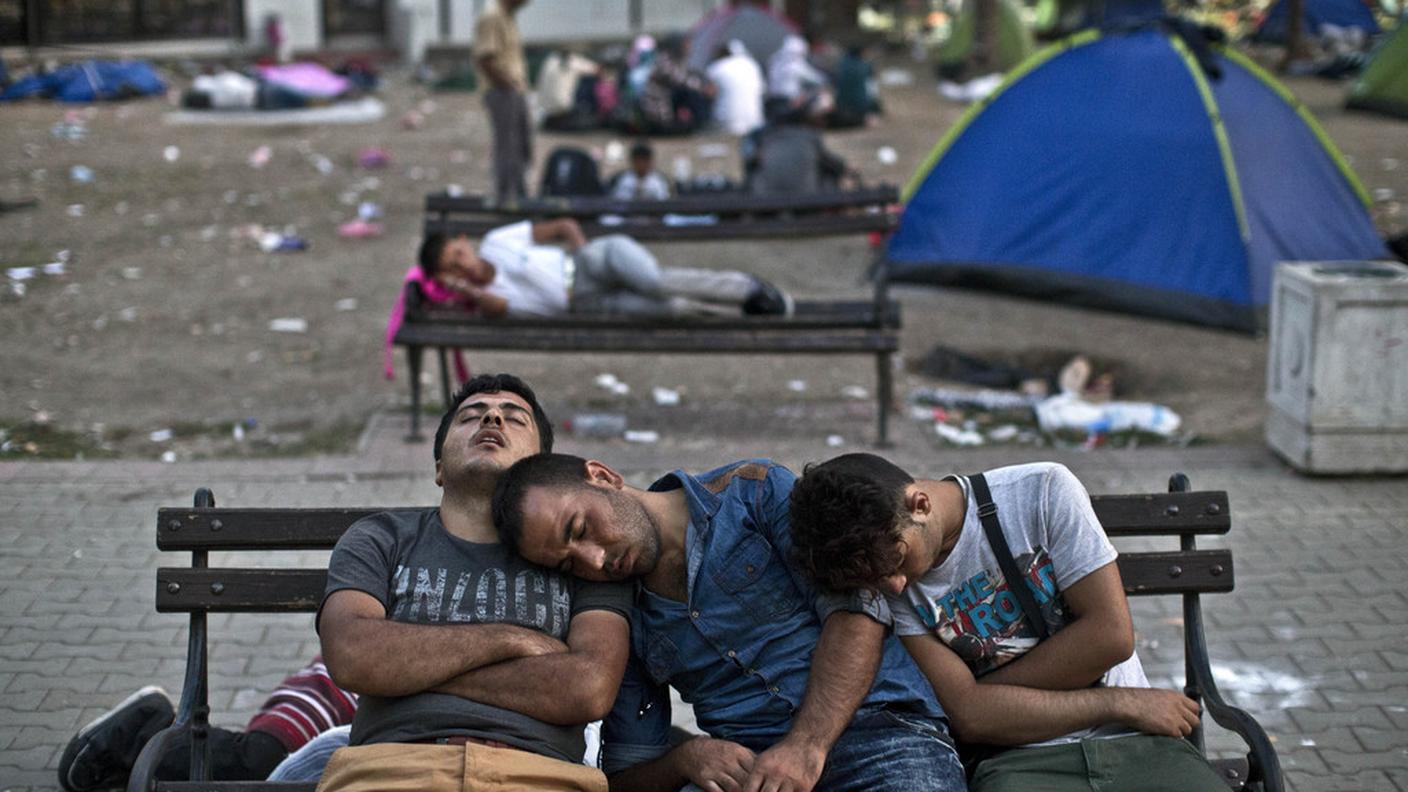 Sono migliaia i profughi ancora in territorio serbo