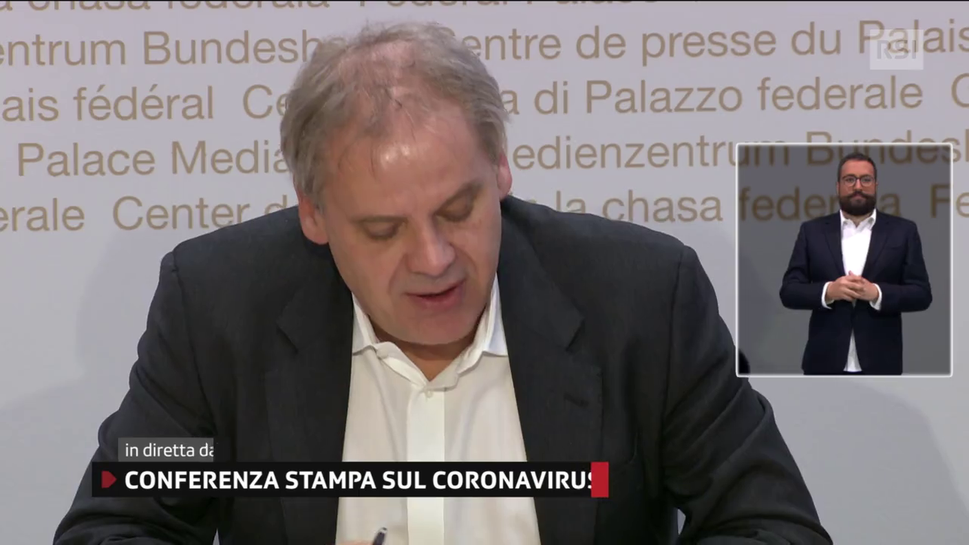 Patrick Mathys dell'Ufficio federale della sanità pubblica