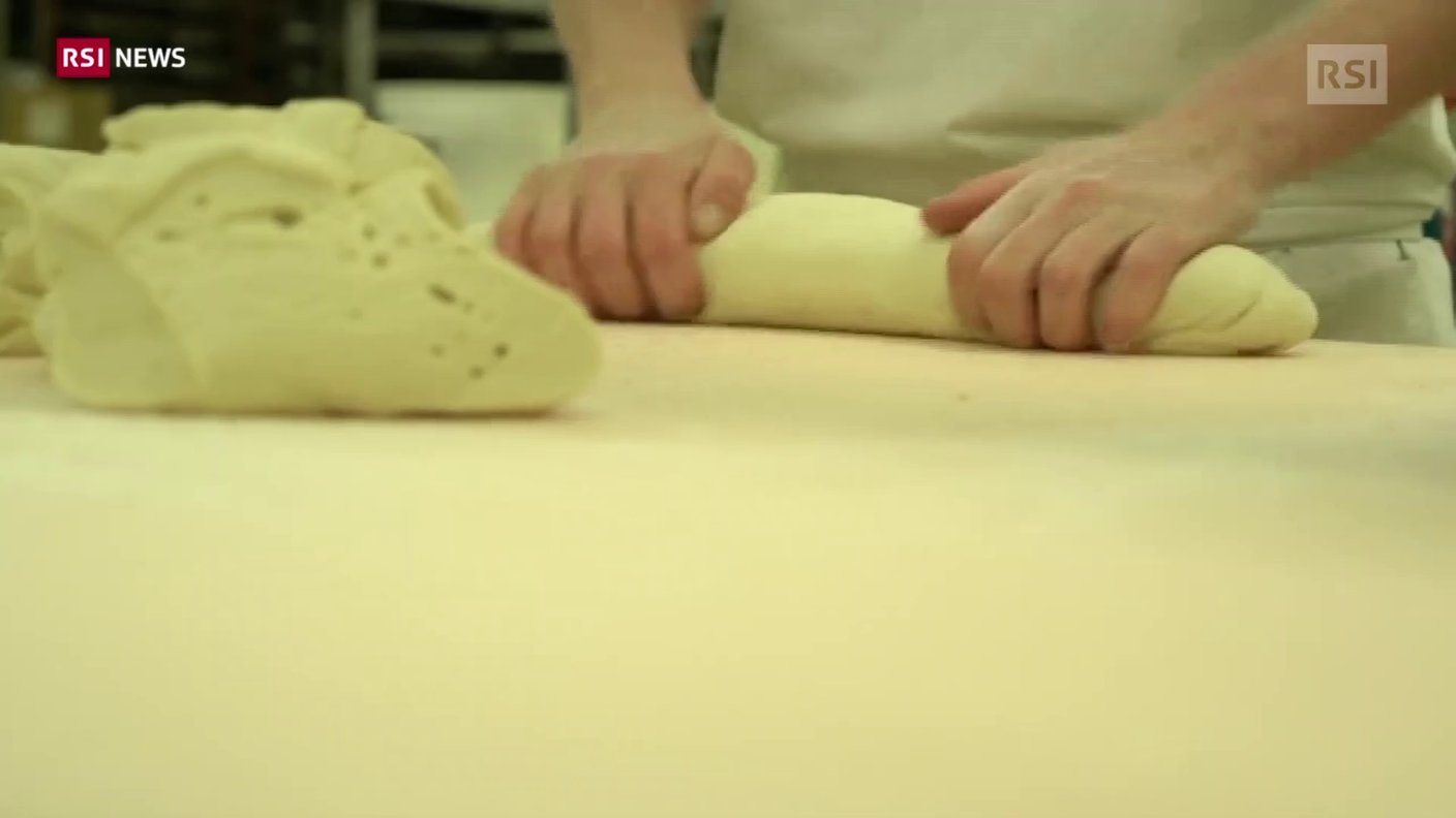 Al mattino colazione con pane fresco