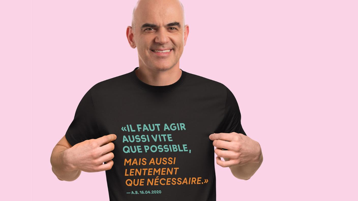 Alain Berset: uno slogan che fa tendenza