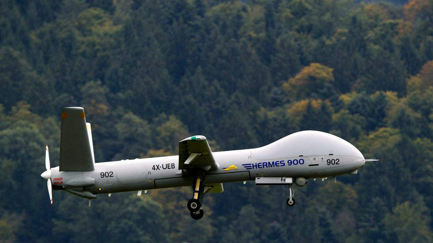I velivoli sono droni di ricognizione del tipo Hermes 900