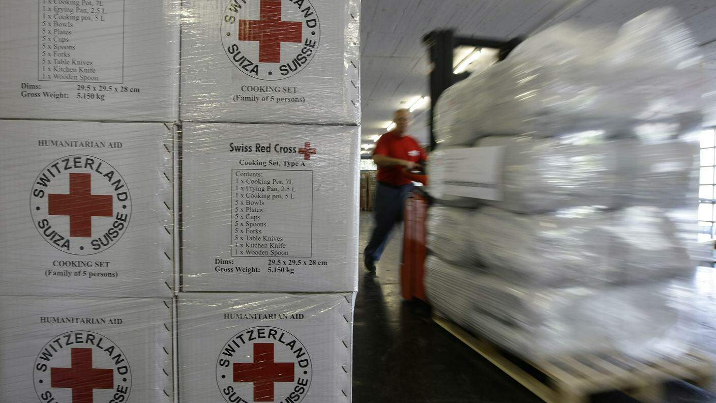 La Croce Rossa Svizzera ha incrementato gli aiuti per i profughi