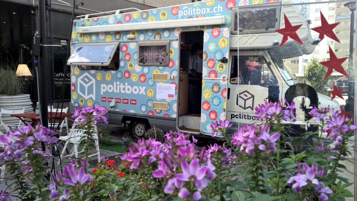 Fiori per Politbox a Visp