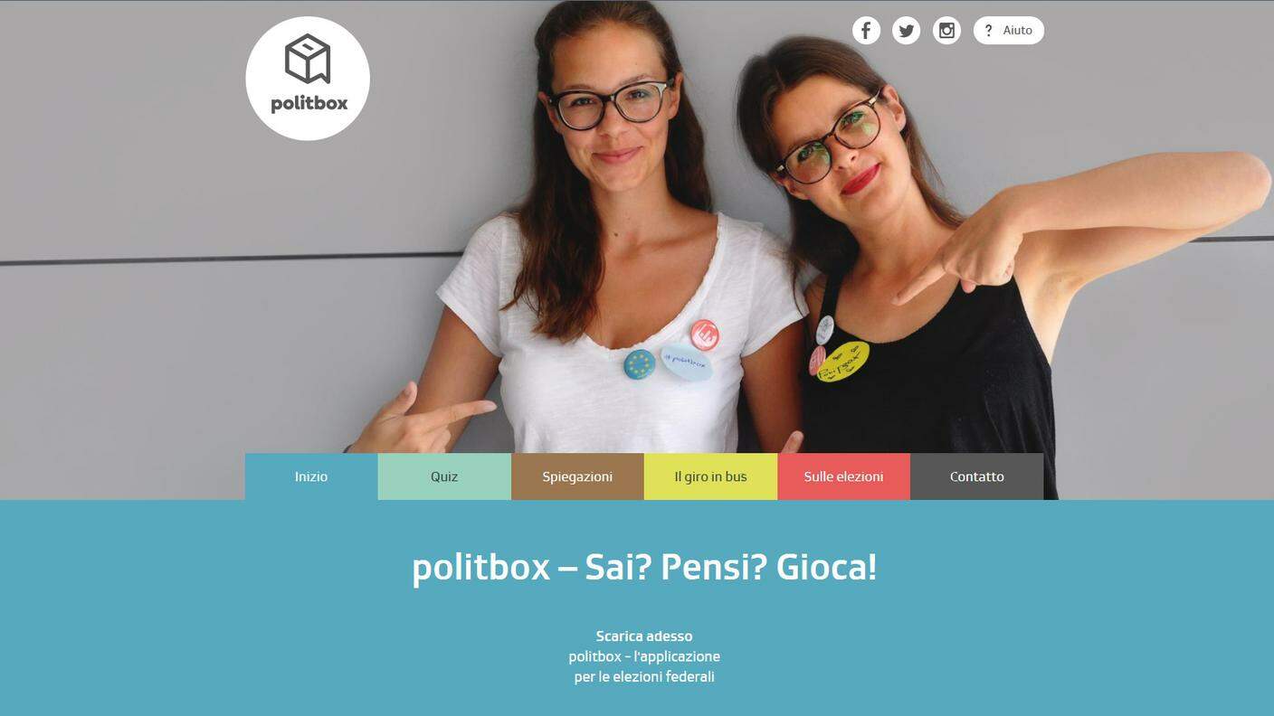 Dove scaricare l'applicazione: su politbox.ch
