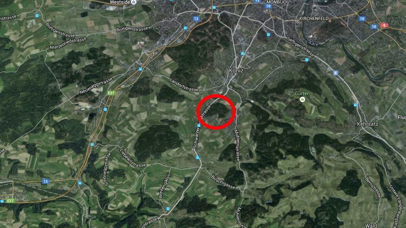 La foresta di Bueschiwald in cui si è svolto il dramma