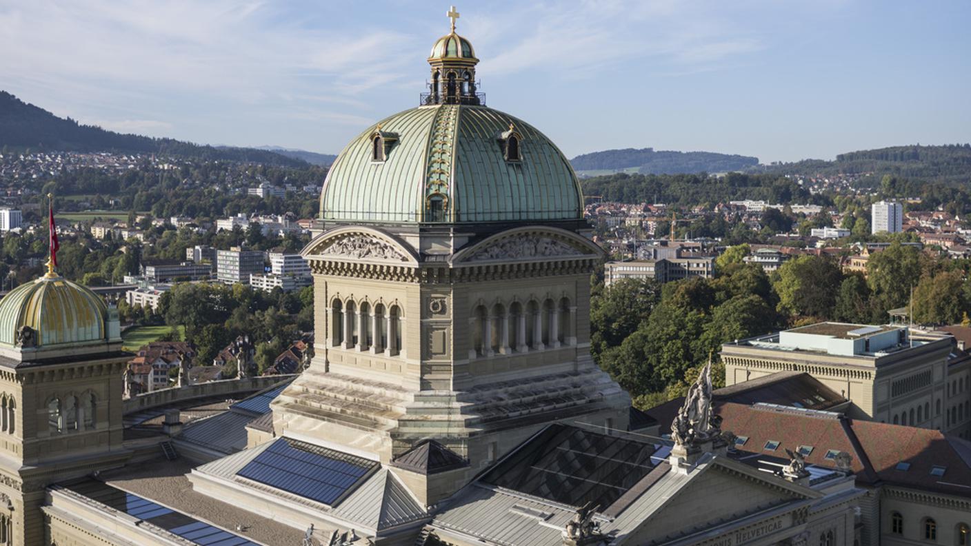 La cupola di Palazzo federale a Berna