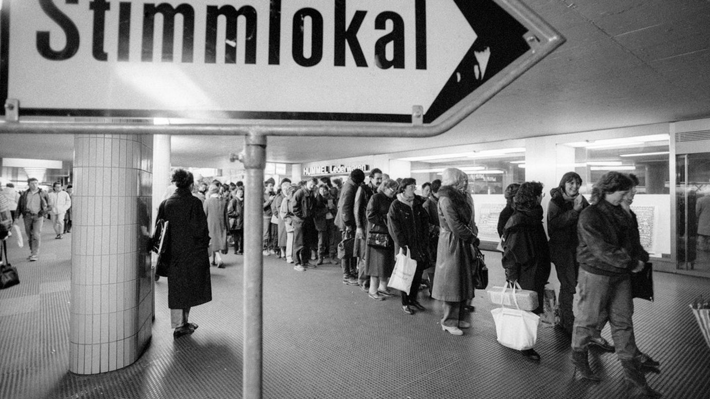Tempi passati: un seggio affollato negli anni '80