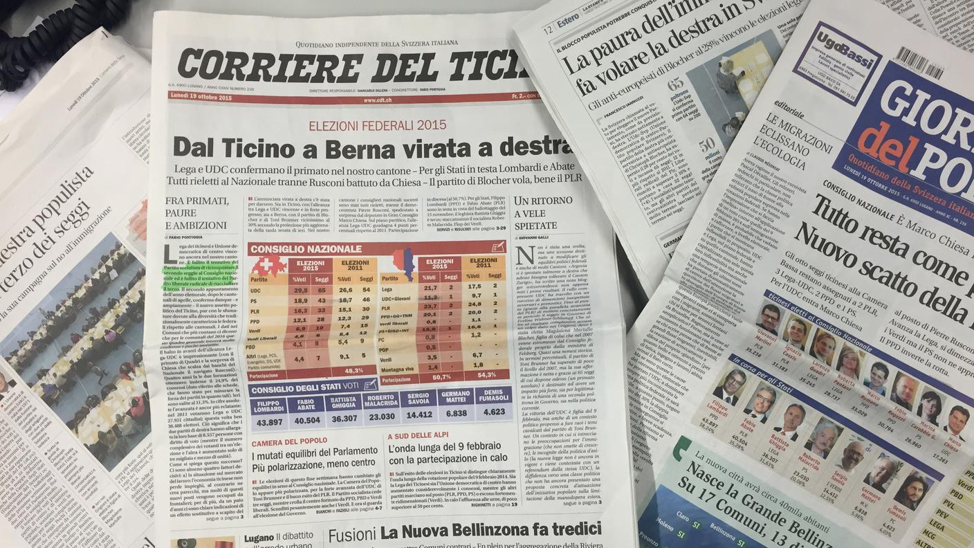 Le elezioni sulla carta stampata e siti web