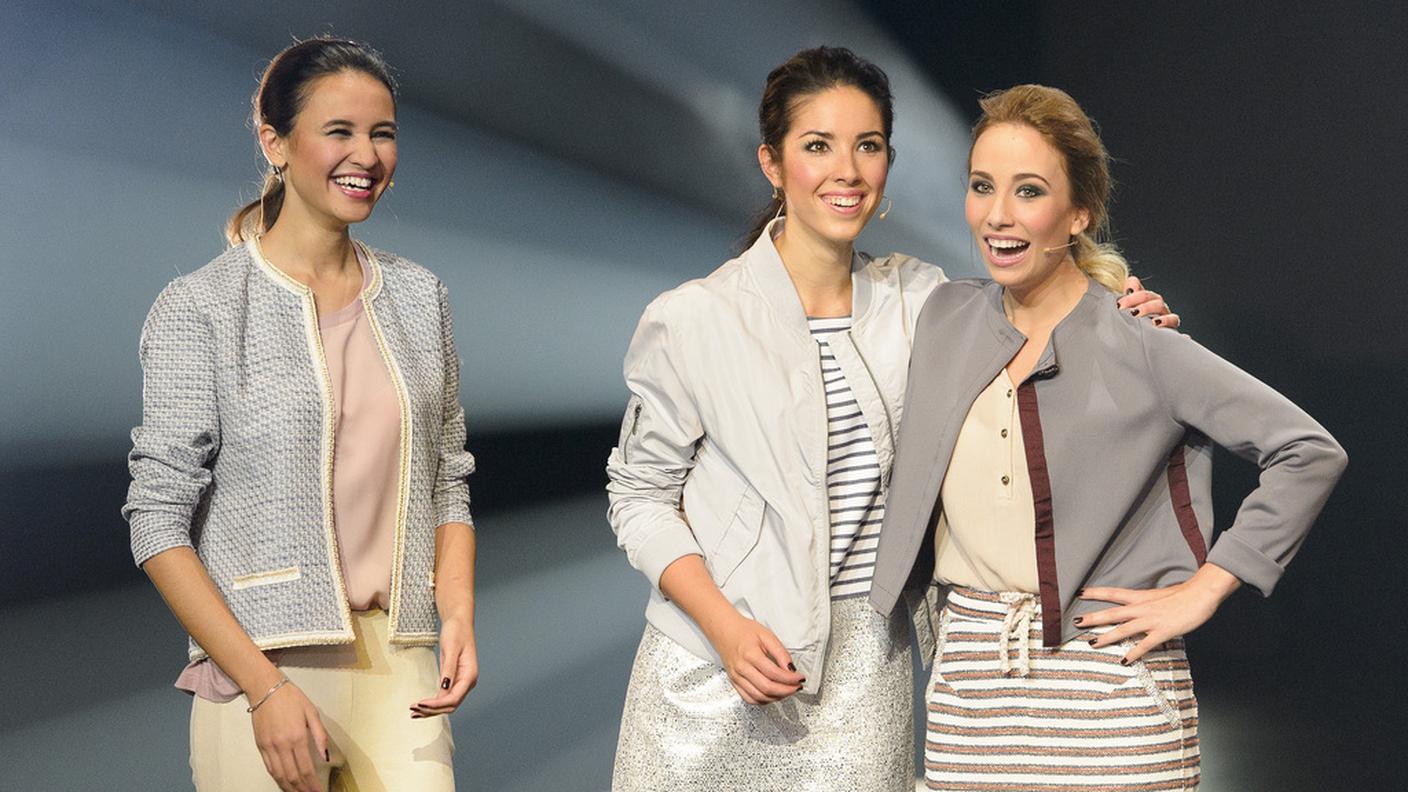 Con Monika Buser (s) e Chiara Kummer (d)