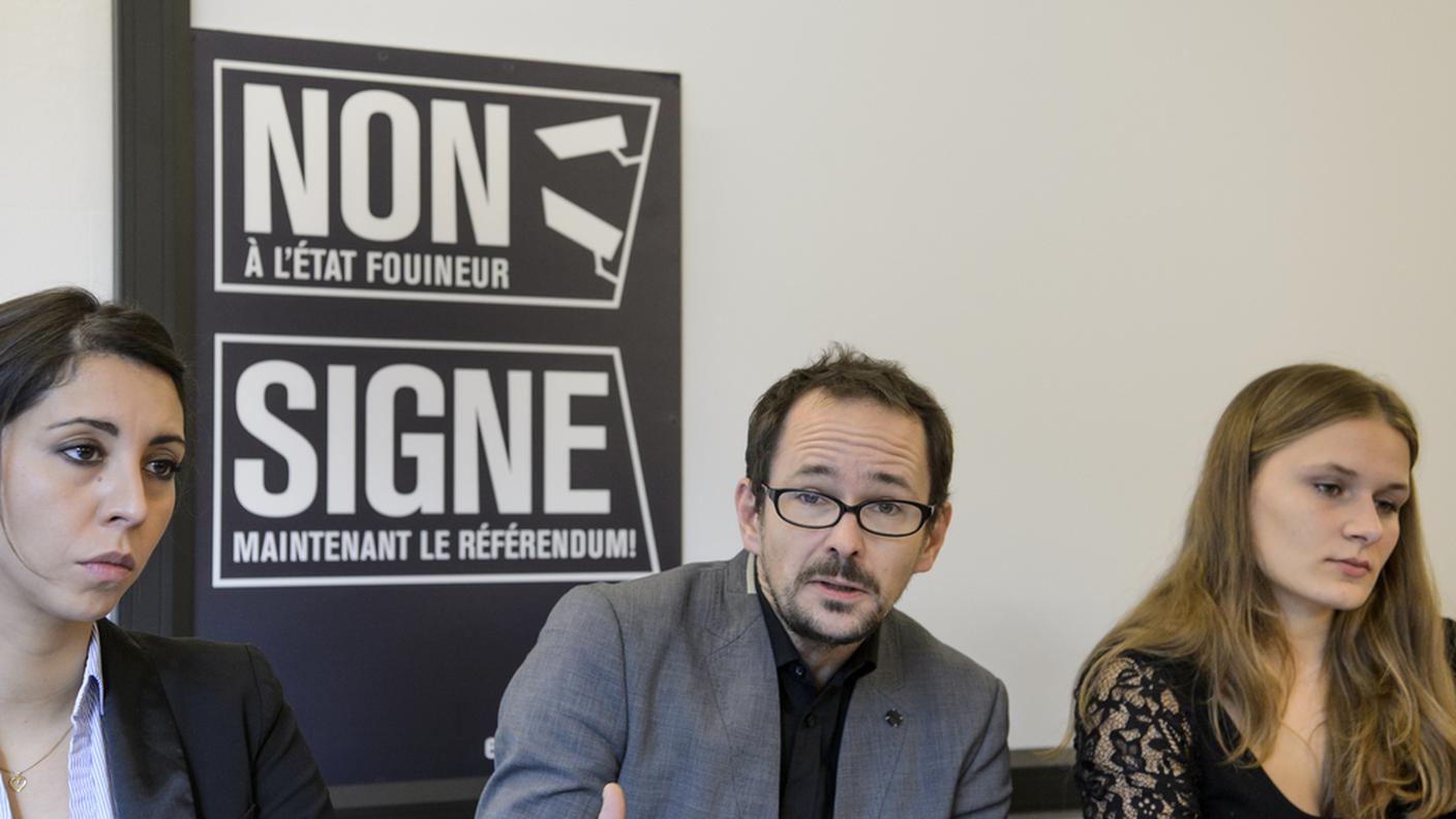 Alcuni membri del comitato, Muriel Waeger è l'ultima a destra
