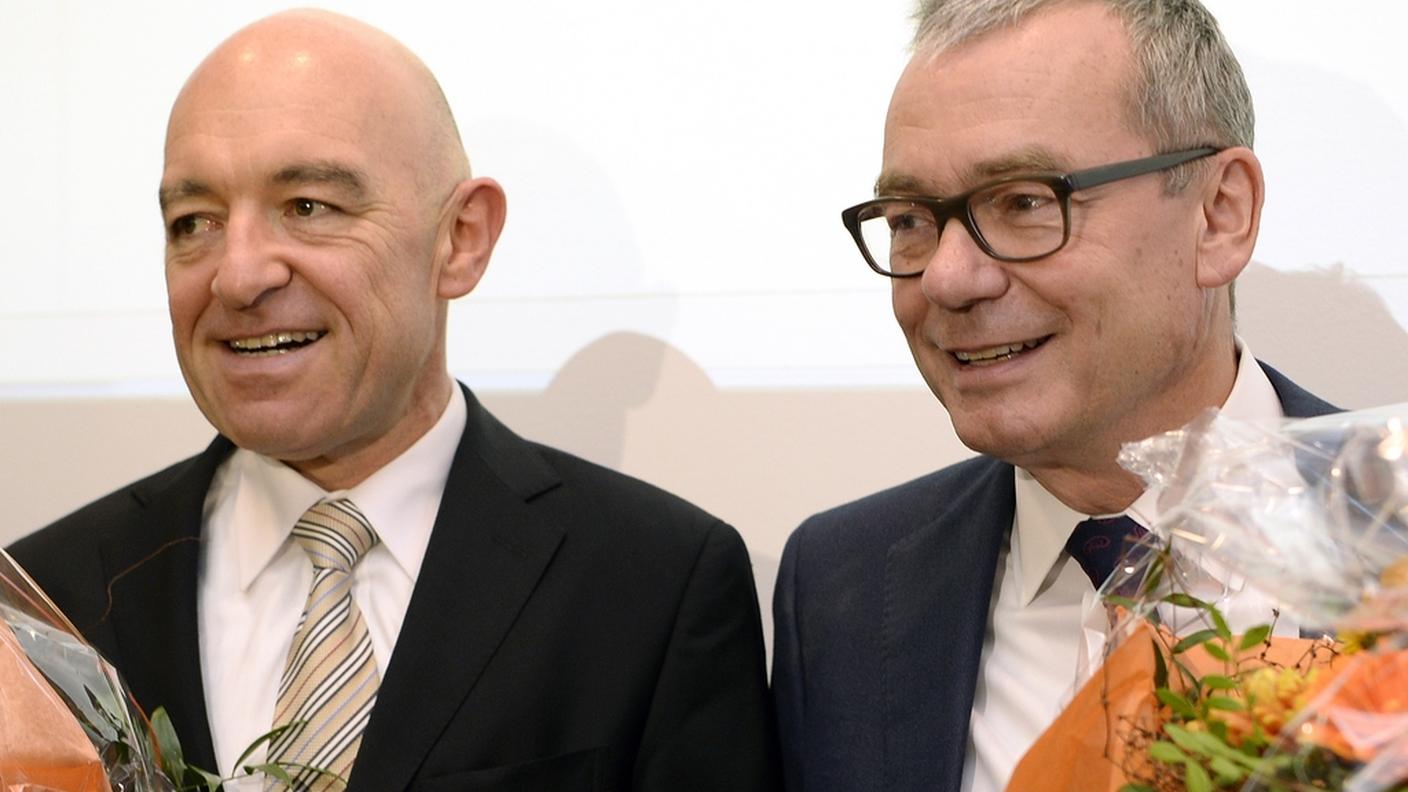 Daniel Jositsch e Ruedi Noser hanno giurato martedì mattina