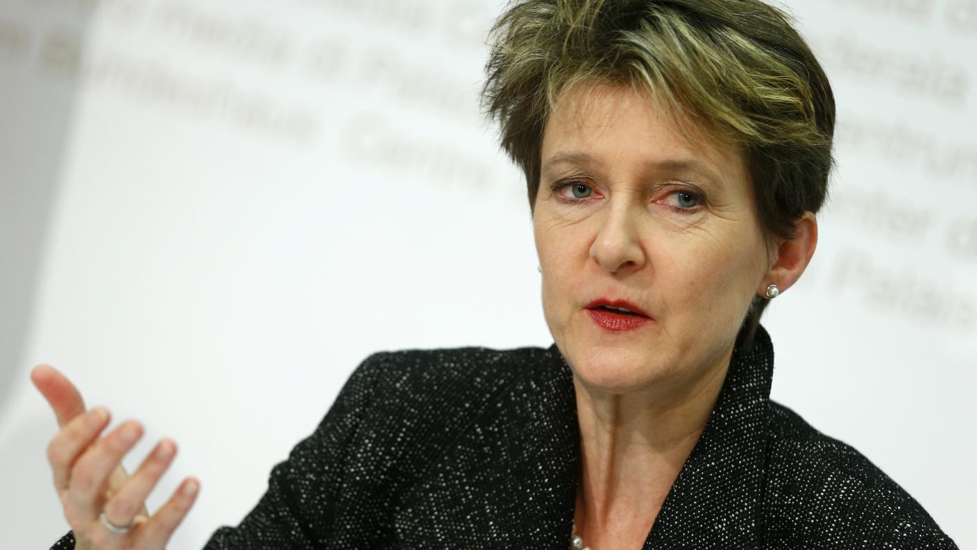 La consigliera federale Simonetta Sommaruga