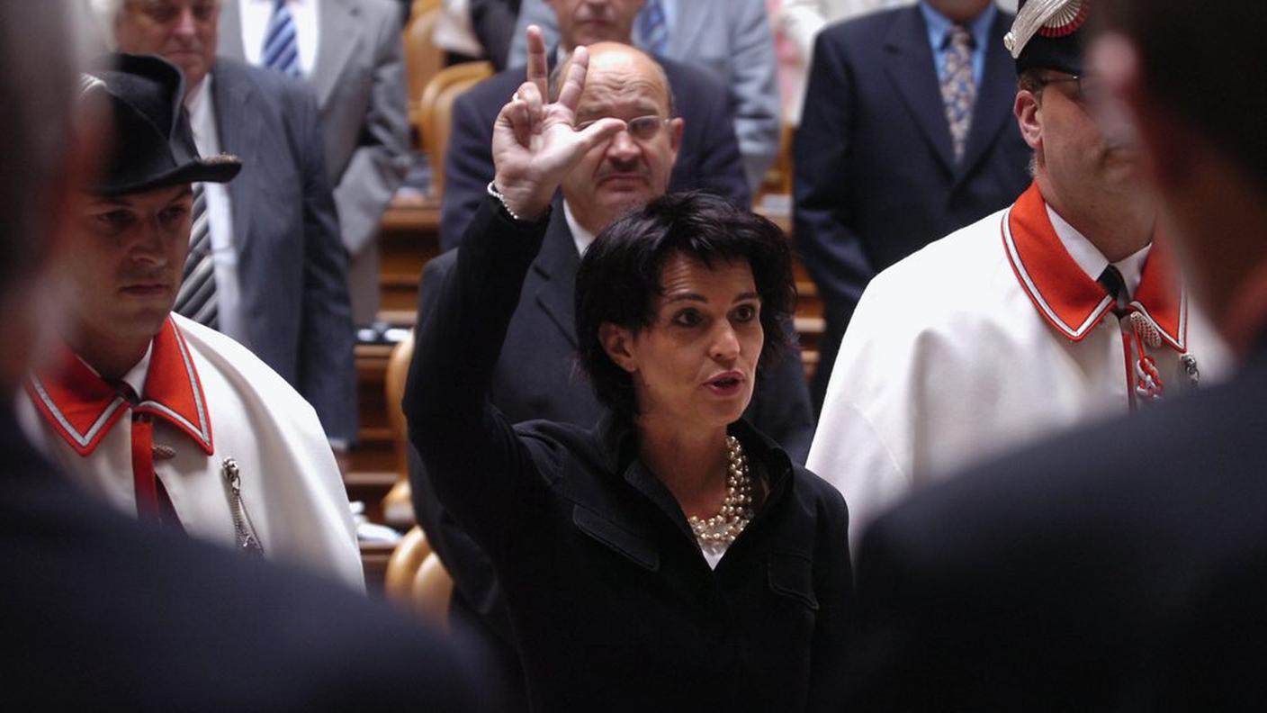 Doris Leuthard, classe 1963, eletta il 14 giugno 2006