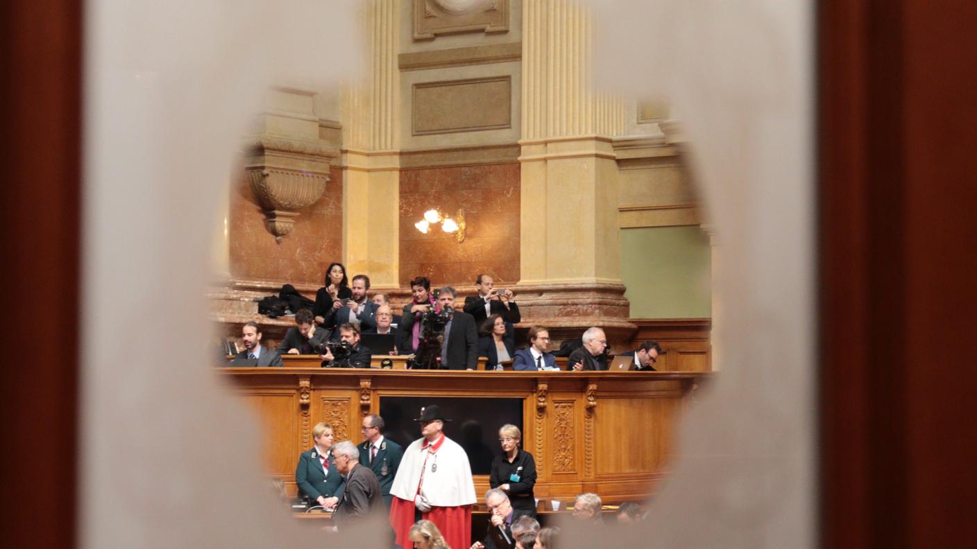 La sala dell'Assemblea federale