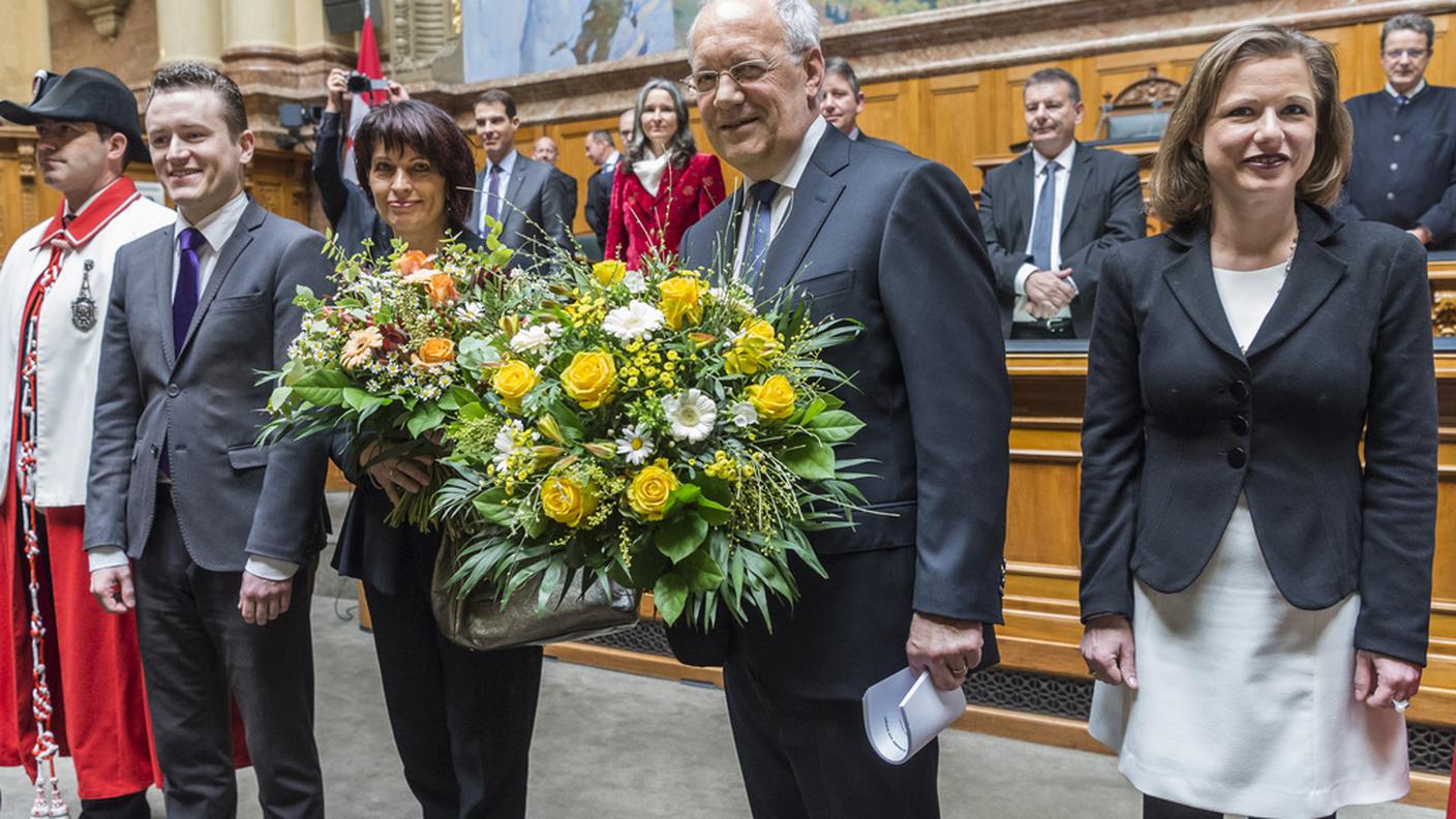Vicepresidente e presidente per il 2016, Leuthard e Schneider-Ammann