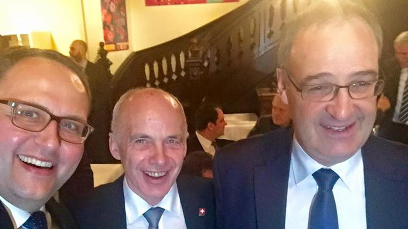 Gobbi con Maurer e Parmelin