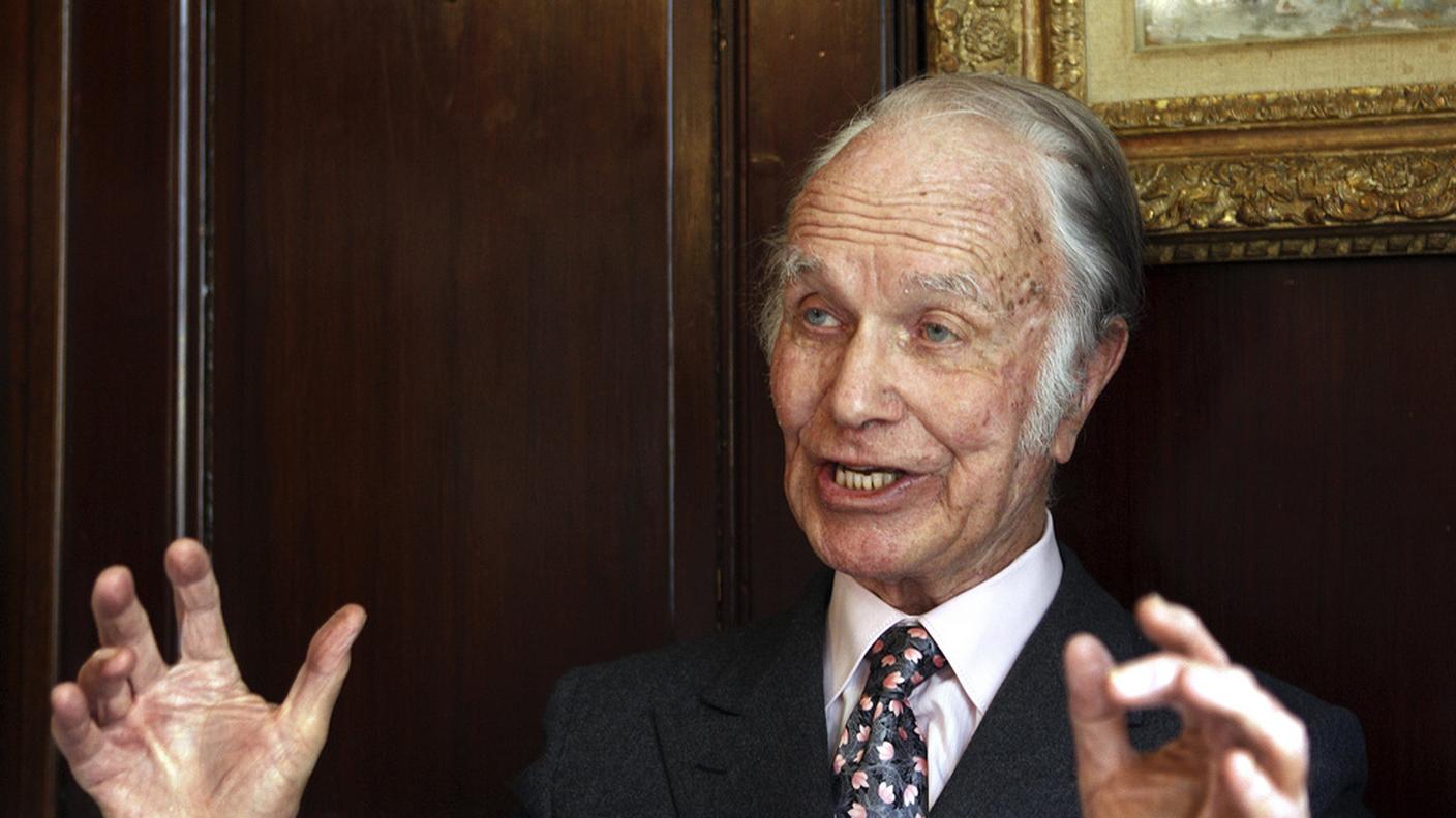 Hans Vontobel durante un'intervista nel 2009