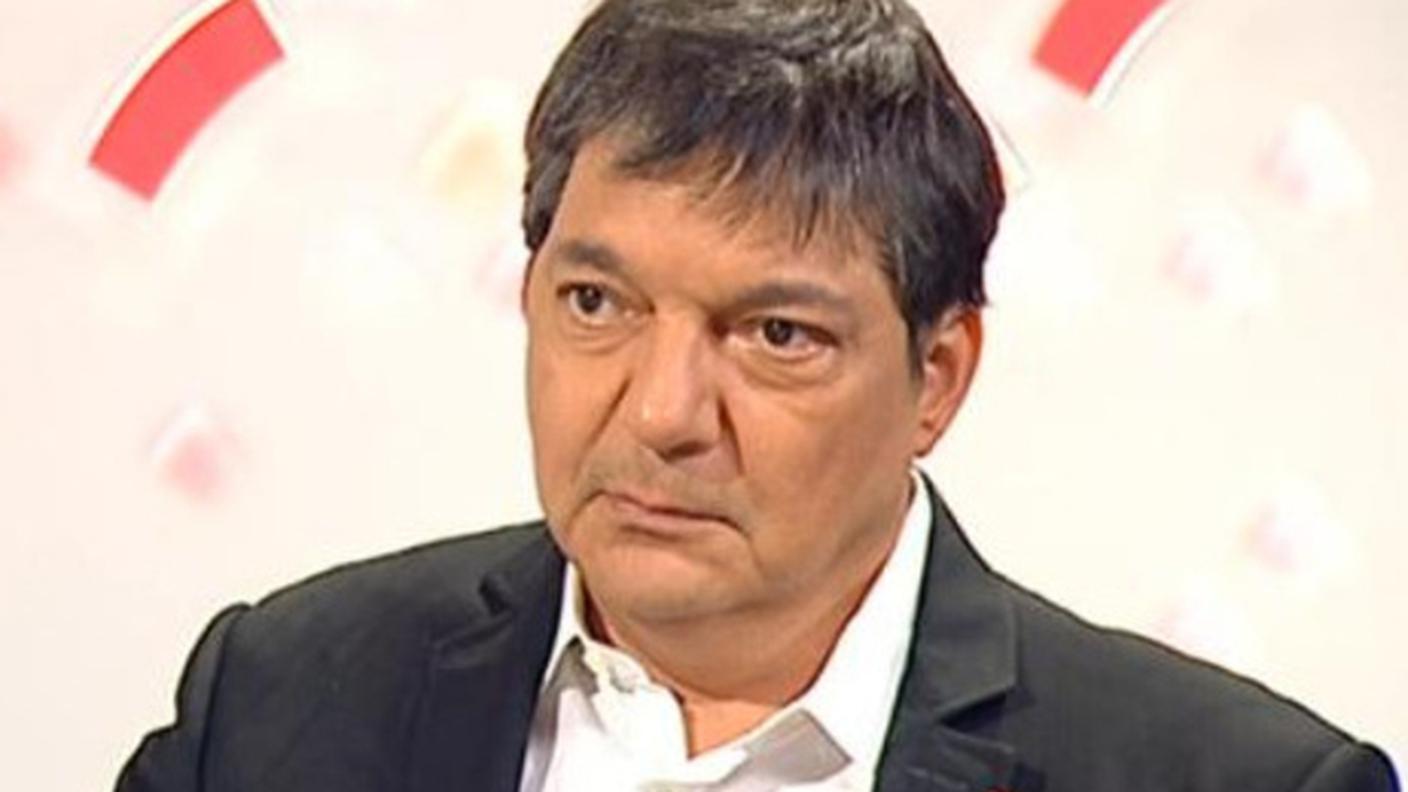 L'avvocato durante una apparizione alla tv romanda