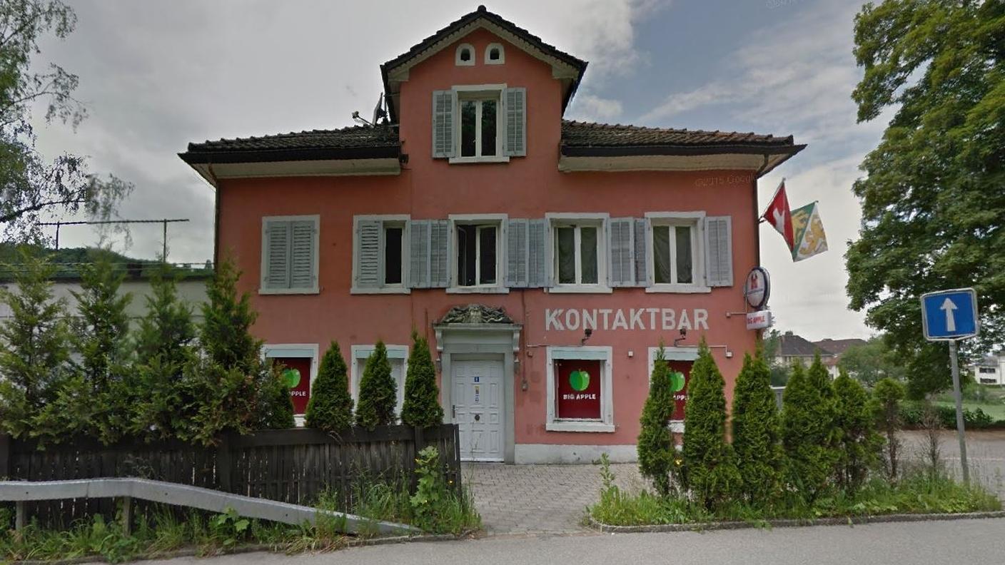 Il locale di Frauenfeld dove è stato visto l'uomo armato