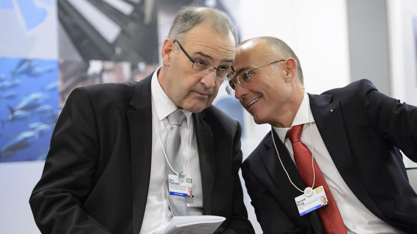 I ministri della difesa Parmelin e Klug