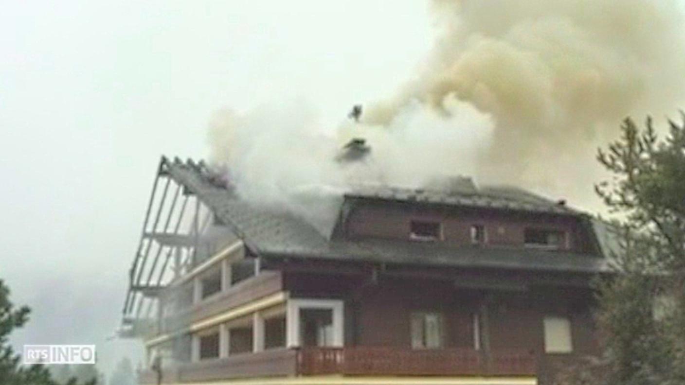 L'incendio di mercoledì mattina