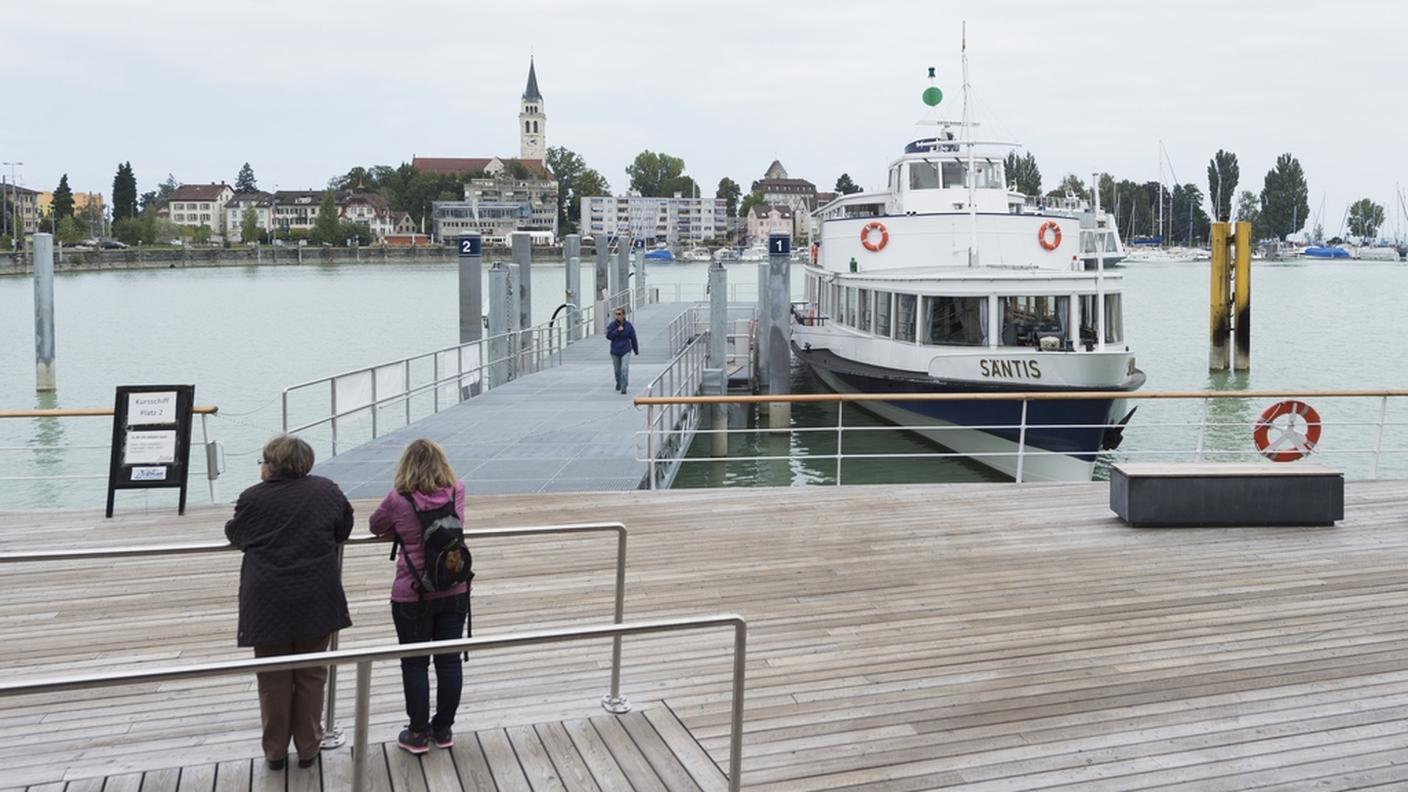 Il porto di Romanshorn in un'immagine d'archivio Keystone