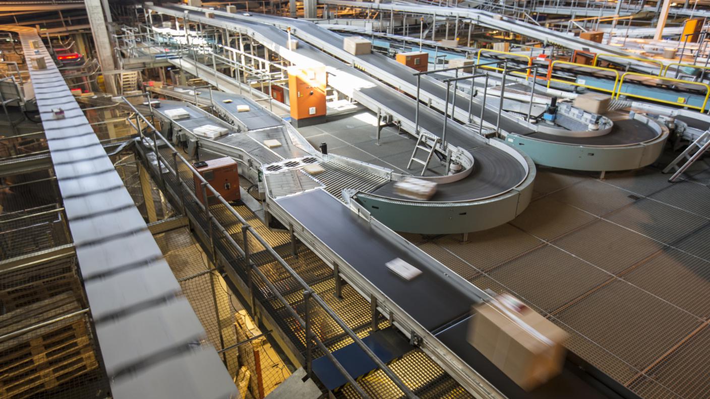 Gran traffico sulle linee di smistamento