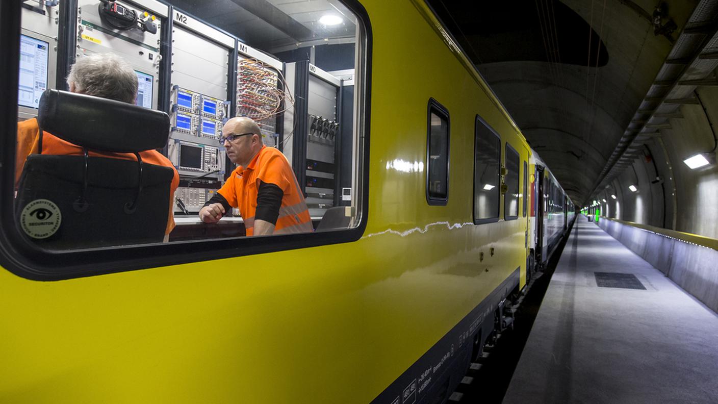 Uno dei treni utilizzati per i collaudi