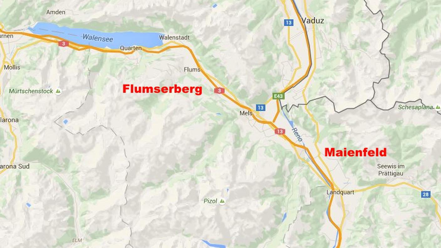 Tra il paese di Maienfeld raccontato da Johanna Spyri e il Flumserberg ci sono una trentina di chilometri e un confine cantonale