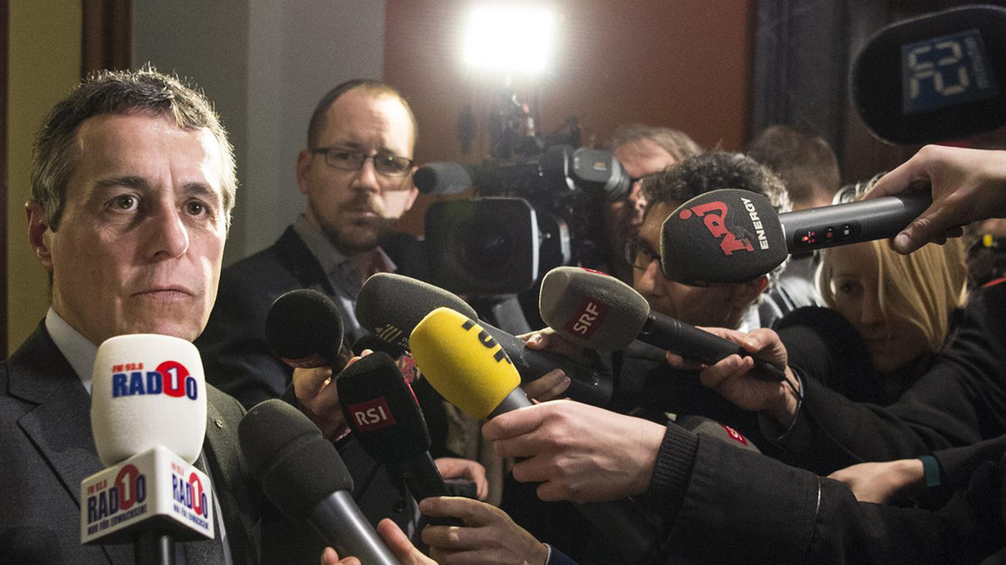 Il capogruppo del PLR Ignazio Cassis in una foto d'archivio