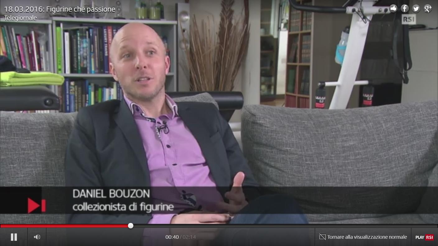 Daniel Bouzon, collezionista di figurine