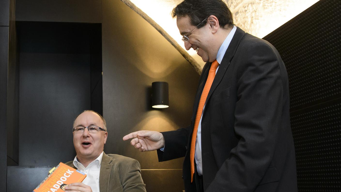 Maillard e Broulis il giorno della presentazione del progetto