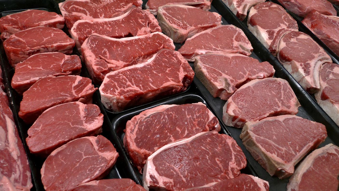 In leggero calo il consumo pro capite di carne
