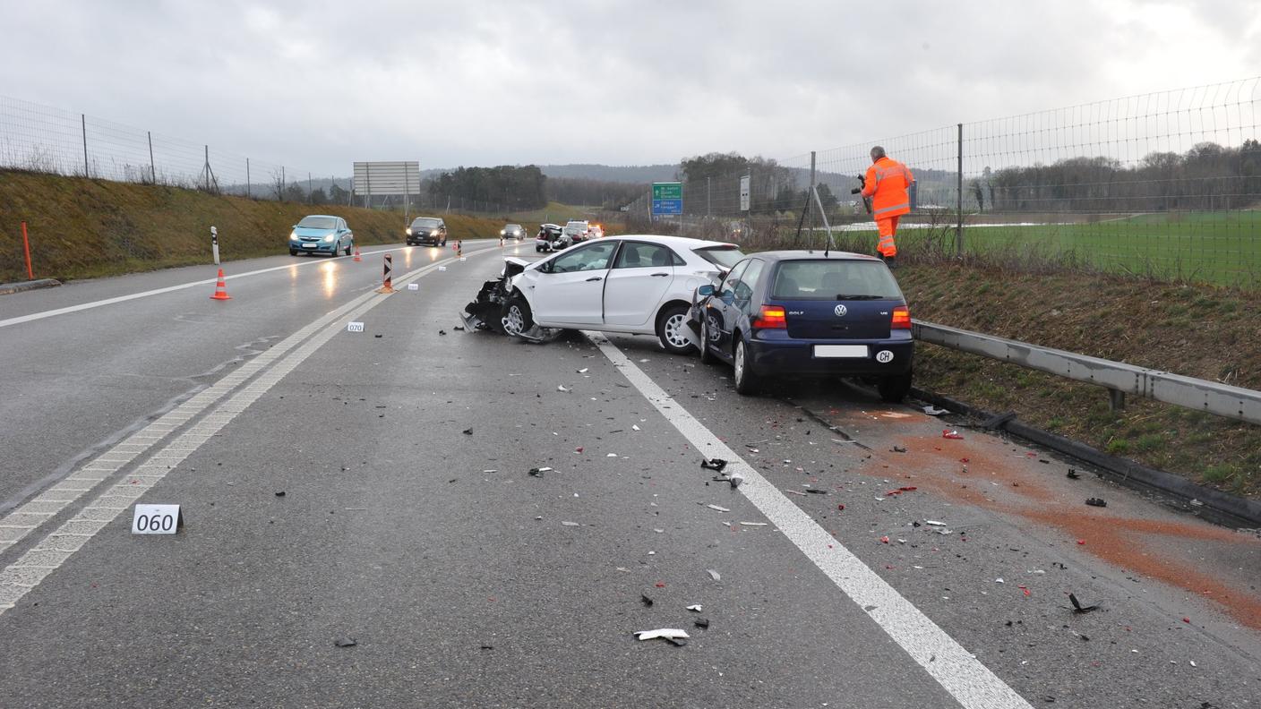 I veicoli coinvolti nell'incidente