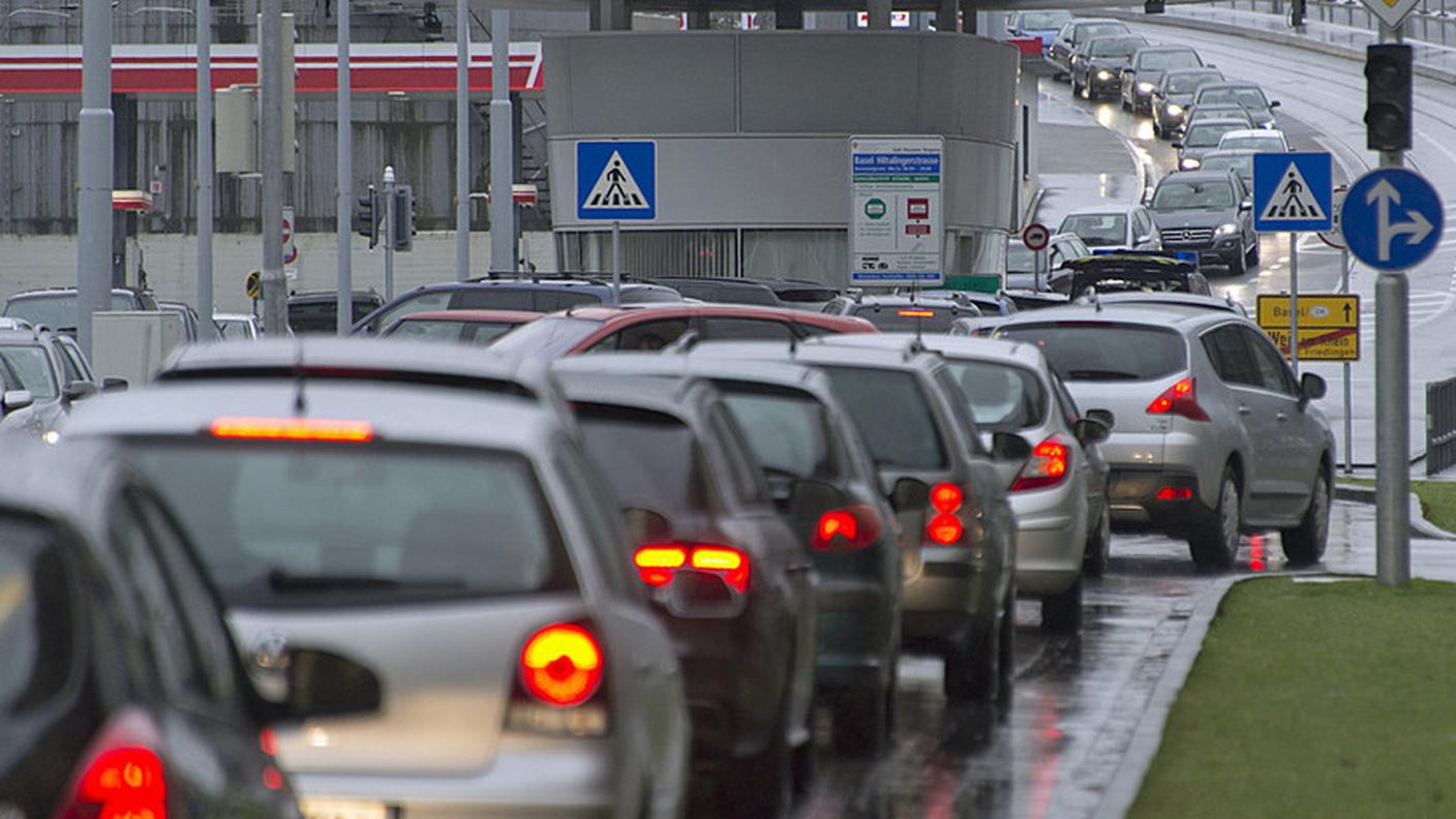 Il traffico in entrata in Svizzera, attraverso la dogana basilese