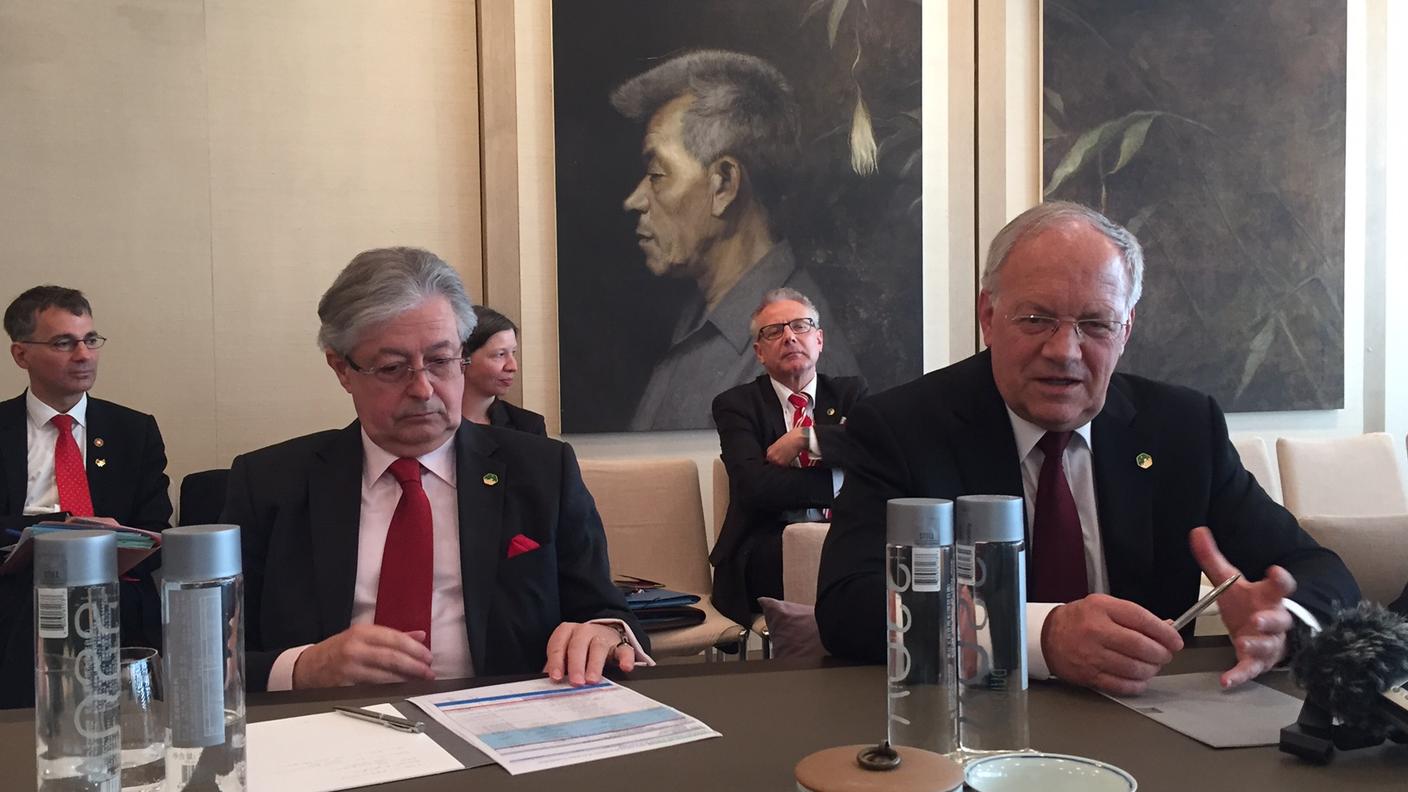 Johann Schneider-Ammann apre la tregiorni cinese