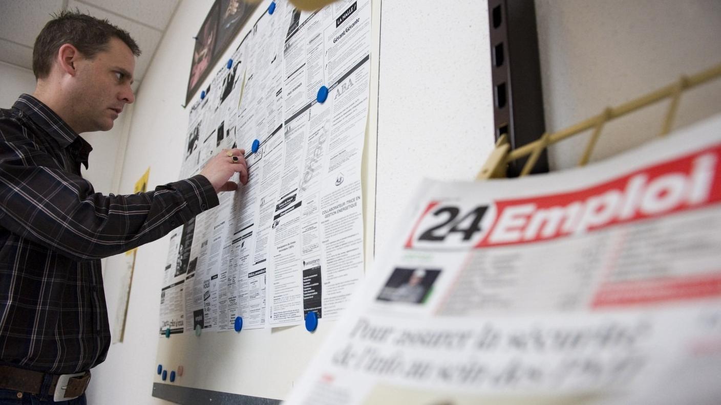 Su base annua, però, le persone disoccupate sono aumentate del 7%
