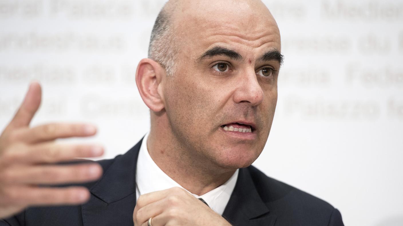Alain Berset ha illustrato a Berna la posizione favorevole dell'Esecutivo