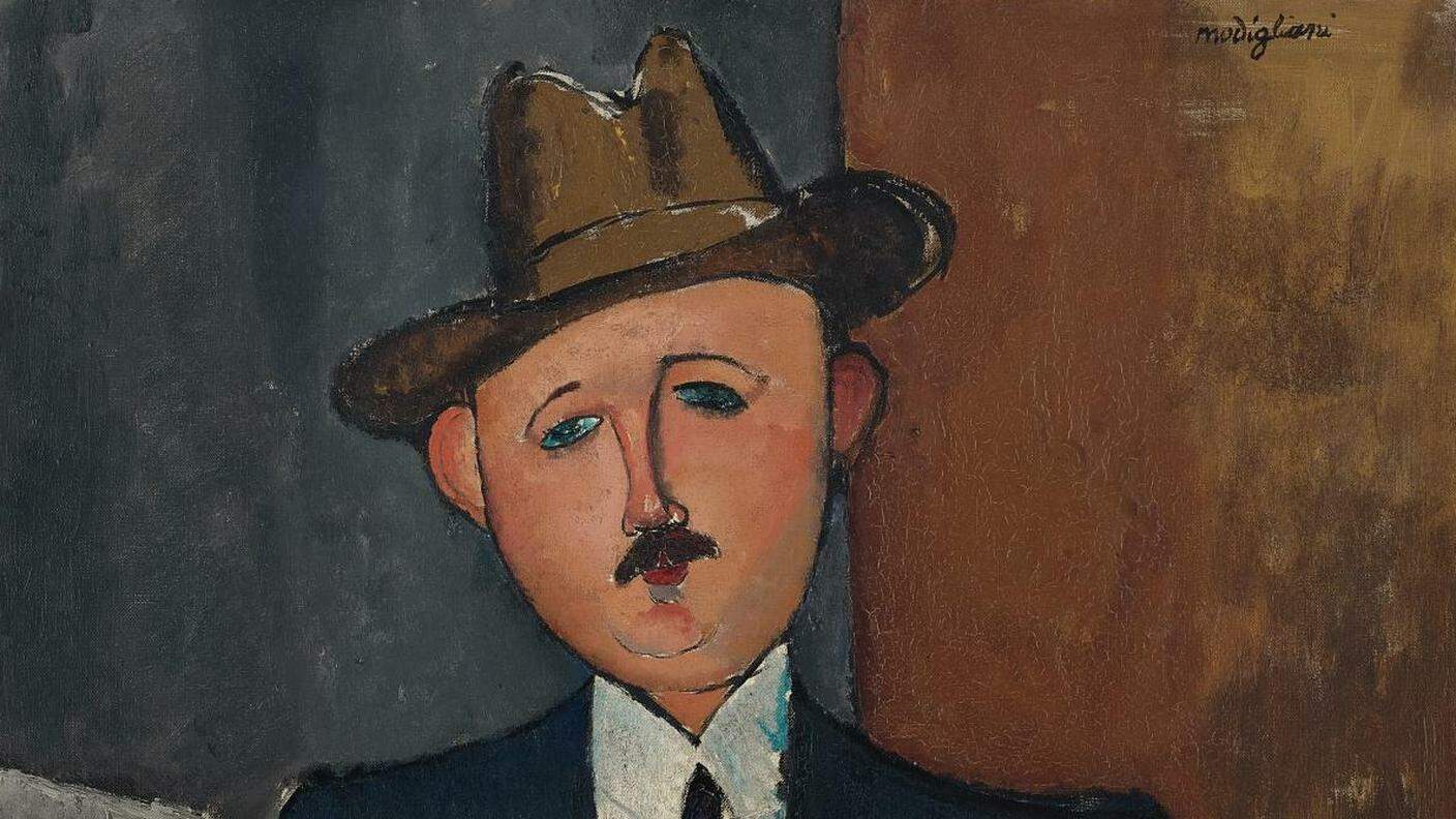 Amedeo Modigliani, "L'uomo seduto con una canna" (1918)