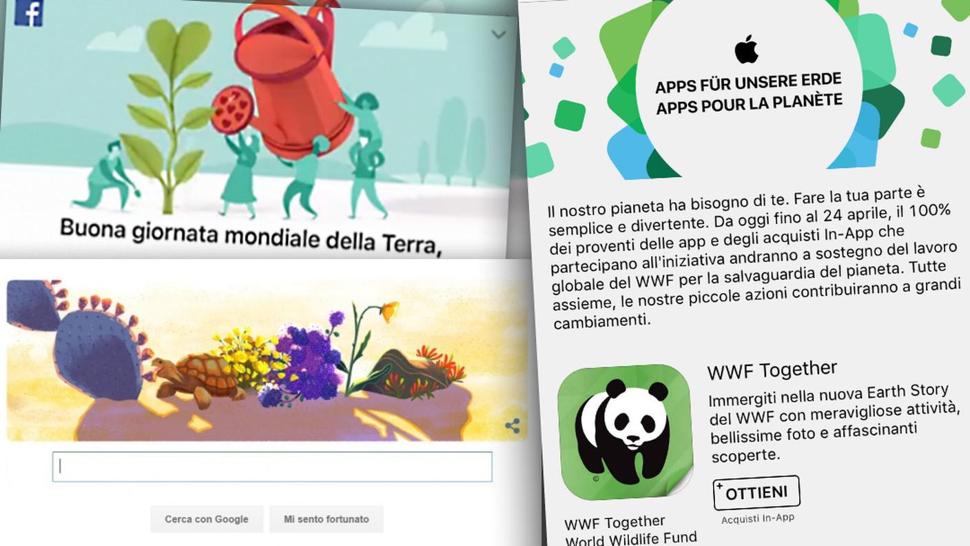 Google, Apple, Facebook... I giganti hi-tech parteggiano per l'ambiente