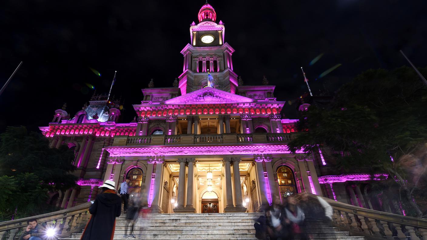Sydney si fa rosa