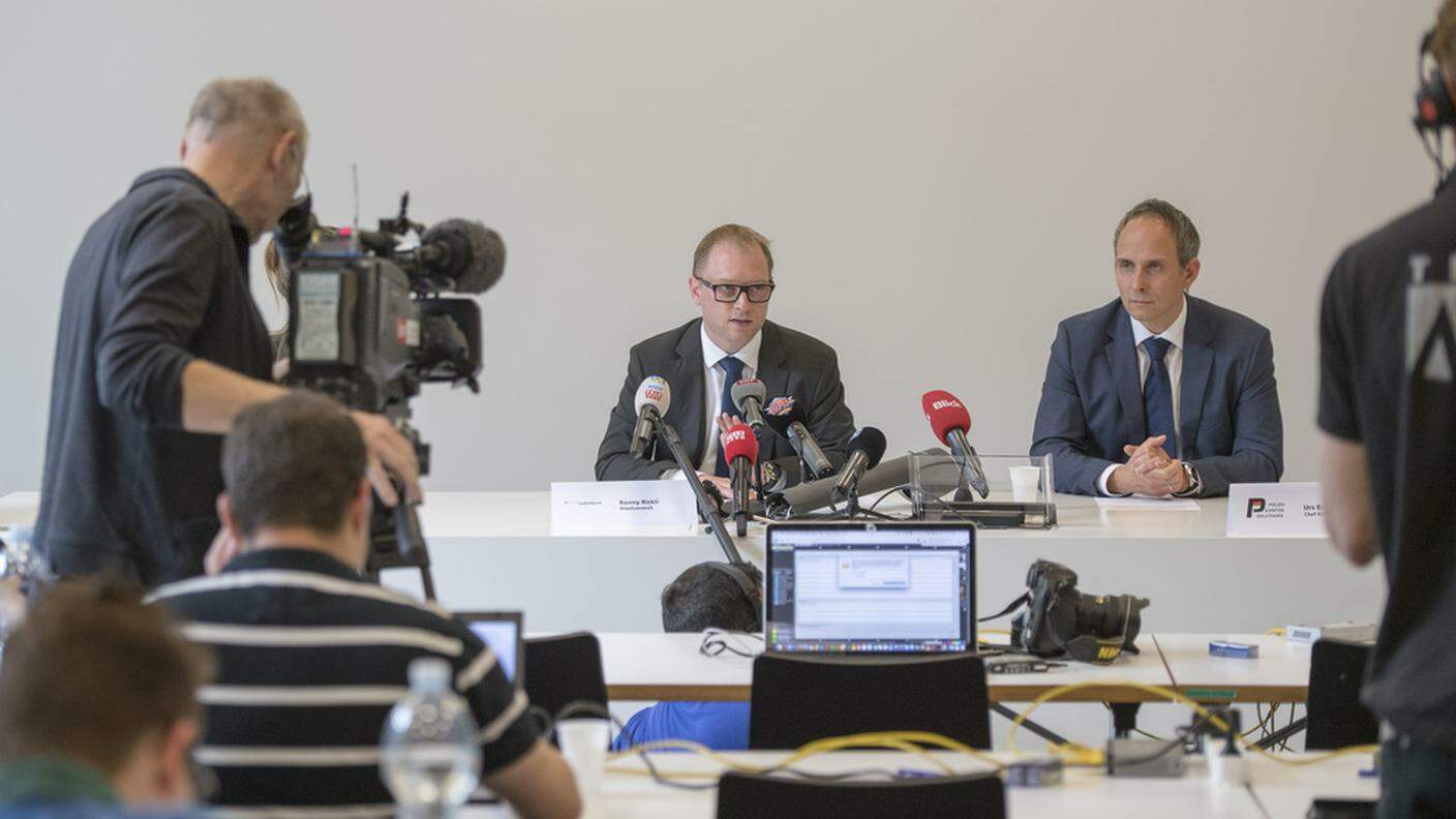 Rickli e Bartenschlager in conferenza stampa