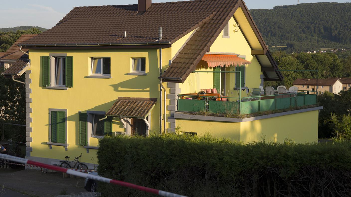La casa dove è avvenuta la sparatoria