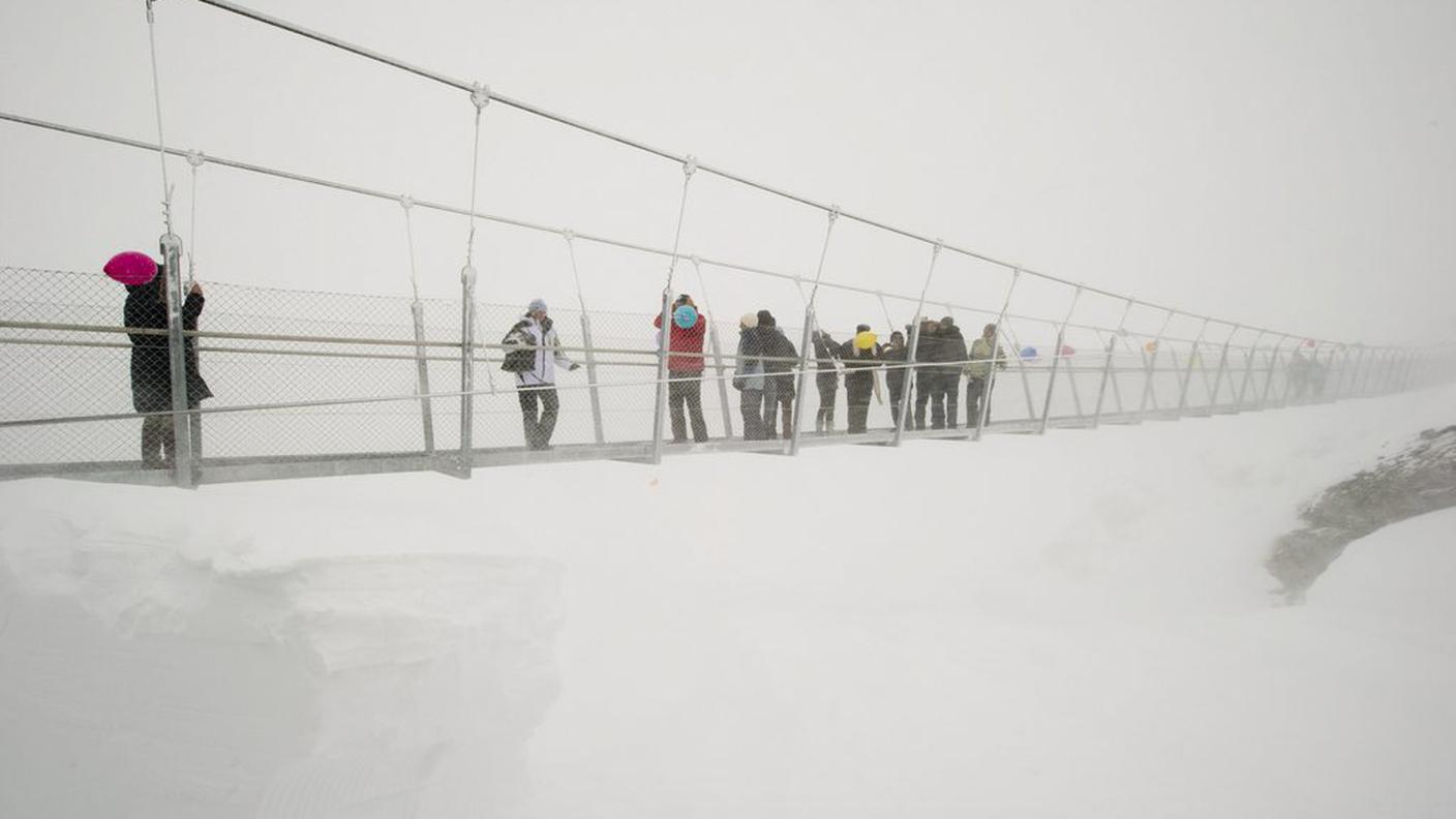 A Titlis il ponte sospeso più alto d'Europa