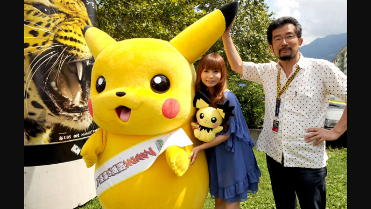 Pikachu visitò Locarno durante il Festival del film nel 2009, in occasione della retrospettiva «Manga Impact»