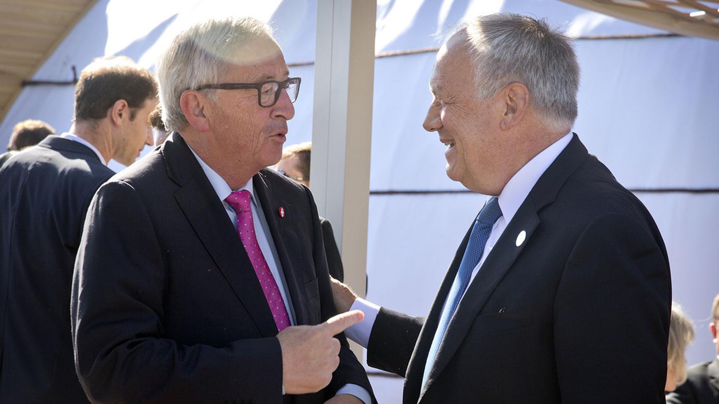Cordialità di facciata, ma il quadro dei problemi fra Svizzera e UE resta immutato