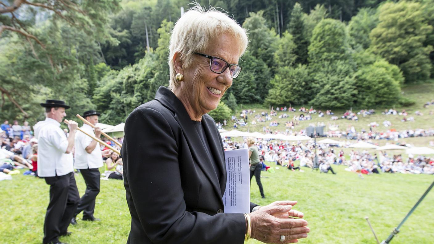 L’ex procuratrice federale si è detta fiera di essere svizzera