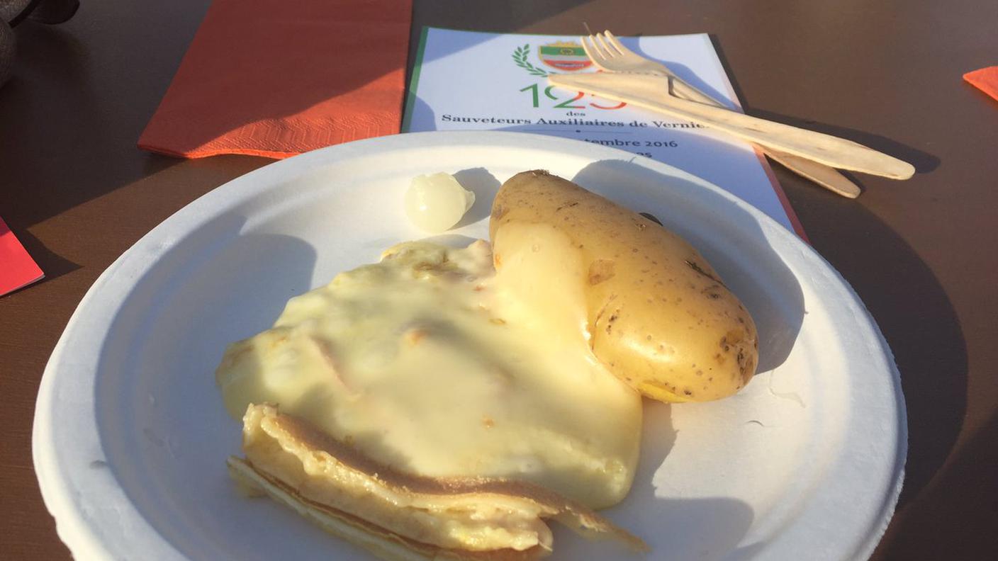 Una raclette al calare del sole