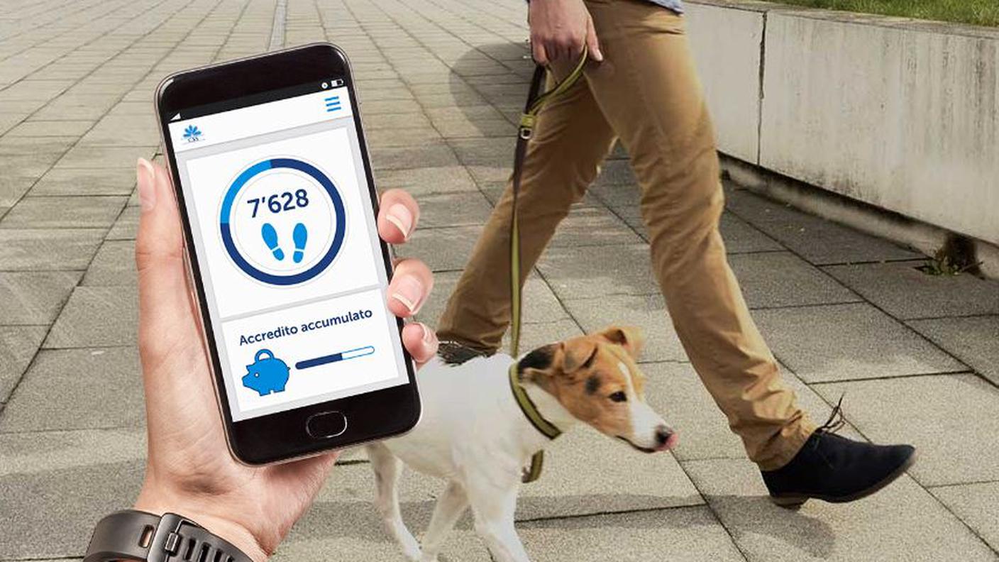 Il programma, denominato myStep, prevede l'invio quotidiano di dati alla cassa malati